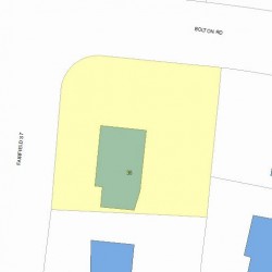 36 Fairfield St, Newton, MA 02460 plot plan