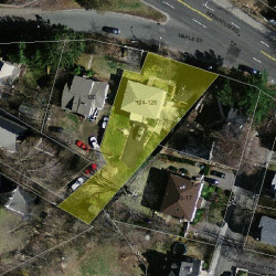 124 Nonantum Rd, Newton, MA 02458 aerial view