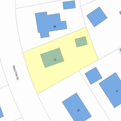 50 Tarleton Rd, Newton, MA 02459 plot plan