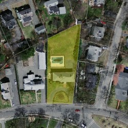 435 Wolcott St, Newton, MA 02466 aerial view
