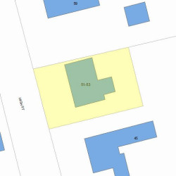 51 High St, Newton, MA 02461 plot plan