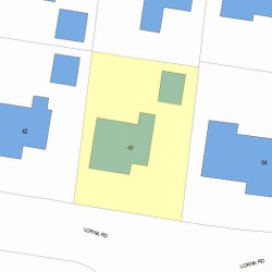 48 Lorna Rd, Newton, MA 02459 plot plan