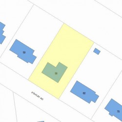 56 Stanley Rd, Newton, MA 02468 plot plan