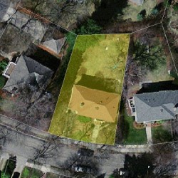 19 Fenno Rd, Newton, MA 02459 aerial view