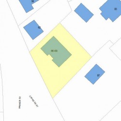 66 Cypress St, Newton, MA 02459 plot plan