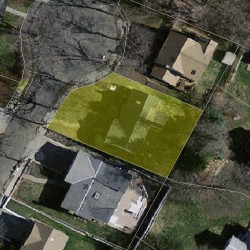 31 Simpson St, Newton, MA 02458 aerial view