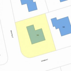 155 Homer St, Newton, MA 02459 plot plan