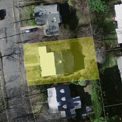 44 Philbrick Rd, Newton, MA 02459 aerial view