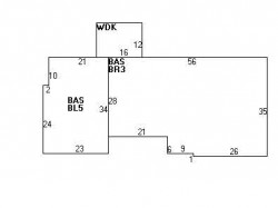 51 Donna Rd, Newton, MA 02459 floor plan