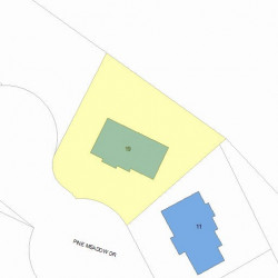 19 Pine Meadow Dr, Newton, MA 02466 plot plan