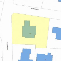 400 Waverley Ave, Newton, MA 02458 plot plan