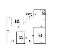 447 Waban Ave, Newton, MA 02468 floor plan