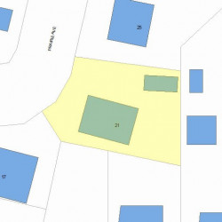 21 Prairie Ave, Newton, MA 02466 plot plan