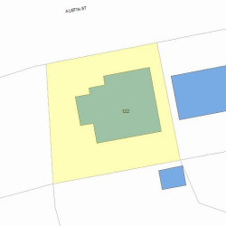 122 Austin St, Newton, MA 02460 plot plan