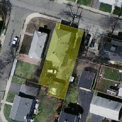 118 Westland Ave, Newton, MA 02465 aerial view
