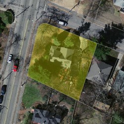 1028 Walnut St, Newton, MA 02461 aerial view