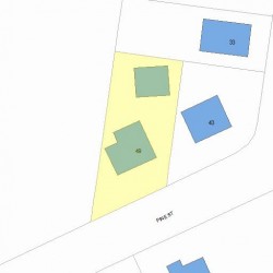 49 Pine St, Newton, MA 02466 plot plan