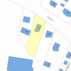 324 Crafts St, Newton, MA 02460 plot plan
