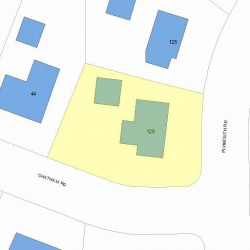 129 Plymouth Rd, Newton, MA 02461 plot plan