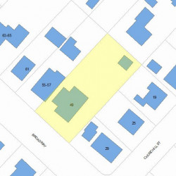 49 Broadway Ter, Newton, MA 02460 plot plan