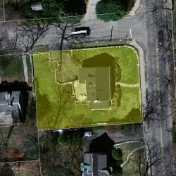 513 Chestnut St, Newton, MA 02468 aerial view