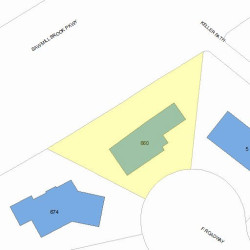 660 Saw Mill Brook Pkwy, Newton, MA 02459 plot plan