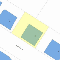 37 Playstead Rd, Newton, MA 02458 plot plan