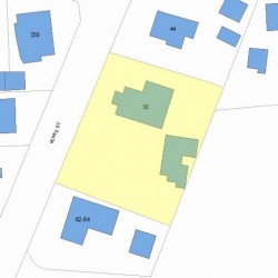 50 Rowe St, Newton, MA 02466 plot plan