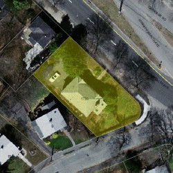 1720 Commonwealth Ave, Newton, MA 02465 aerial view