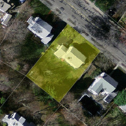 881 Dedham St, Newton, MA 02459 aerial view