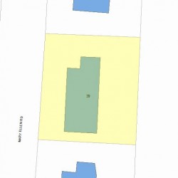 39 Mary Ellen Rd, Newton, MA 02468 plot plan