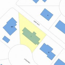 7 Avery Path, Newton, MA 02459 plot plan