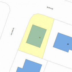 73 Wedgewood Rd, Newton, MA 02465 plot plan