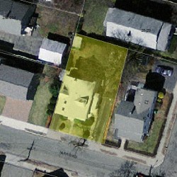45 Harris Rd, Newton, MA 02465 aerial view