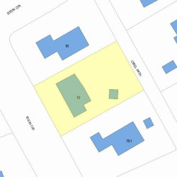 10 Cibel Path, Newton, MA 02459 plot plan