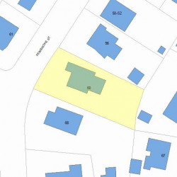 60 Pembroke St, Newton, MA 02458 plot plan