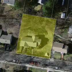 15 Kendall Rd, Newton, MA 02459 aerial view