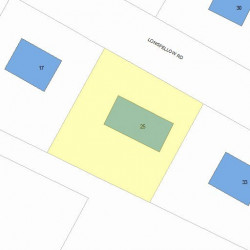 25 Longfellow Rd, Newton, MA 02462 plot plan