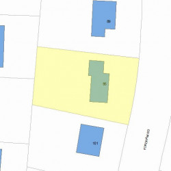 95 Fordham Rd, Newton, MA 02465 plot plan