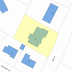 15 Jane Rd, Newton, MA 02459 plot plan