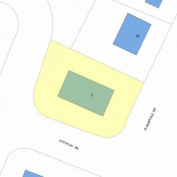 5 Anthony Rd, Newton, MA 02460 plot plan