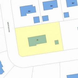 28 Sheffield Rd, Newton, MA 02460 plot plan