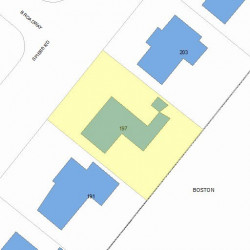 197 Spiers Rd, Newton, MA 02459 plot plan