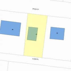 40 Upham St, Newton, MA 02465 plot plan