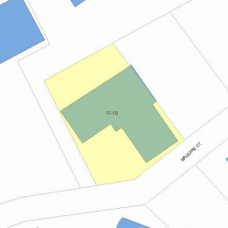 17 Maguire Ct, Newton, MA 02458 plot plan