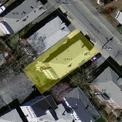 14 Lenglen Rd, Newton, MA 02458 aerial view