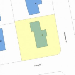 49 Olde Field Rd, Newton, MA 02459 plot plan