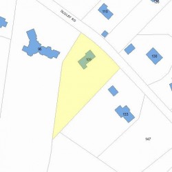 109 Dudley Rd, Newton, MA 02459 plot plan