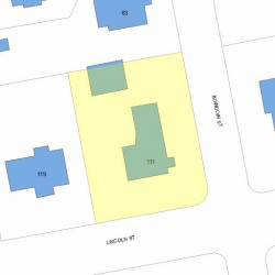 111 Lincoln St, Newton, MA 02461 plot plan