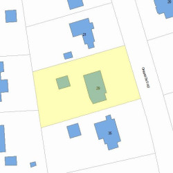 29 Gammons Rd, Newton, MA 02468 plot plan